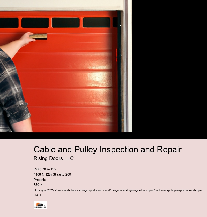 Inspecting and Replacing Garage Door Cables